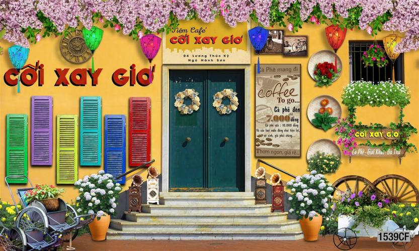 Tranh dán tường CAFE Phố Xưa - Kết quả tìm kiếm tranh tường