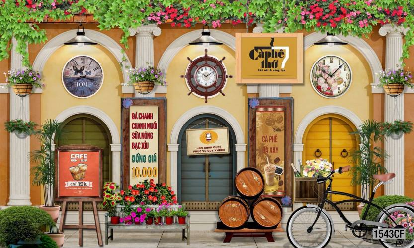 Tranh dán tường CAFE Phố Xưa - Kết quả tìm kiếm tranh tường
