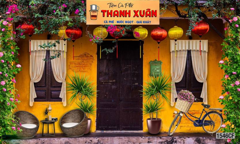 Tranh dán tường CAFE Phố Xưa - Kết quả tìm kiếm tranh tường