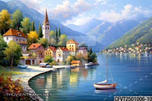 Tranh dán tường ngõ phố Châu ÂU, phố cổ Châu Âu - Kết quả tìm kiếm tranh tường