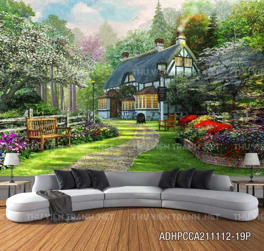  Phong cảnh đồng quê Châu Âu, Ngôi nhà biệt thự Châu ÂU - Kết quả tìm kiếm tranh tường
