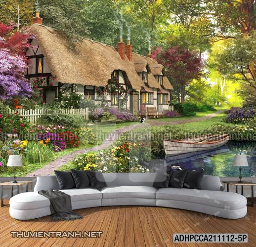  Phong cảnh đồng quê Châu Âu, Ngôi nhà biệt thự Châu ÂU - Kết quả tìm kiếm tranh tường