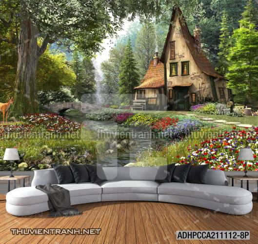 Phong cảnh đồng quê Châu Âu, Ngôi nhà biệt thự Châu ÂU - Kết quả tìm kiếm tranh tường