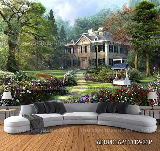 Phong cảnh đồng quê Châu Âu, Ngôi nhà nông thôn cottage - Kết quả tìm kiếm tranh tường