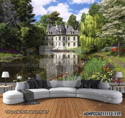 Phong cảnh đồng quê Châu Âu, Ngôi nhà nông thôn cottage - Kết quả tìm kiếm tranh tường