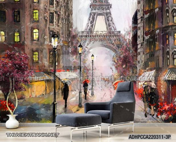  Tranh dán tường Phong cảnh Tháp Eiffel - Kết quả tìm kiếm tranh tường