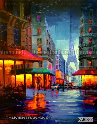 Phong Cảnh Châu Âu và mục : PHỐ CỔ CHÂU ÂU - Tranh tường chất lượng cao