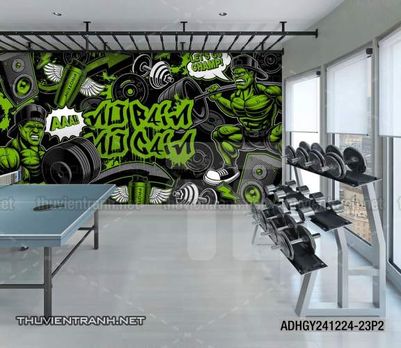 Tranh dán tường Phòng tập Gym - Kết quả tìm kiếm tranh tường