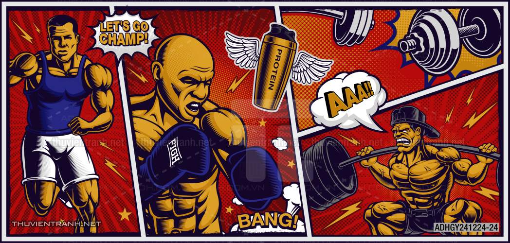 Tranh dán tường Phòng tập Gym - Kết quả tìm kiếm tranh tường