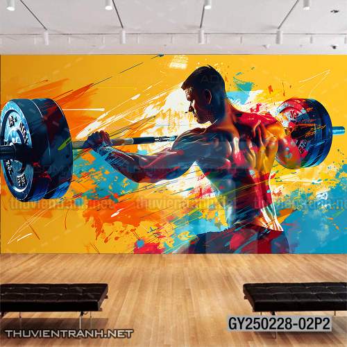 Tranh tường phòng GYM, tranh dán club Thể Hình - Kết quả tìm kiếm tranh tường