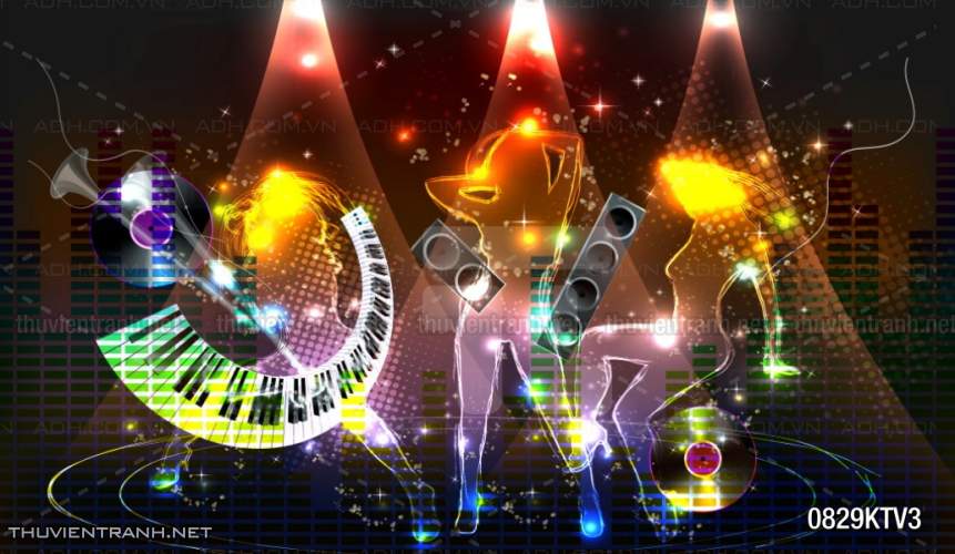 Tranh dán tường quán Karaoke - Kết quả tìm kiếm tranh tường
