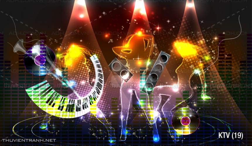 Tranh dán tường quán Karaoke - Kết quả tìm kiếm tranh tường
