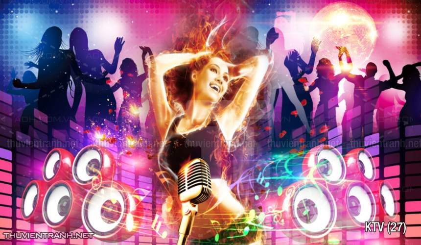 Tranh dán tường quán Karaoke - Kết quả tìm kiếm tranh tường