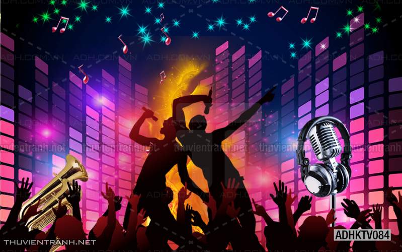 Tranh dán tường quán Karaoke - Kết quả tìm kiếm tranh tường