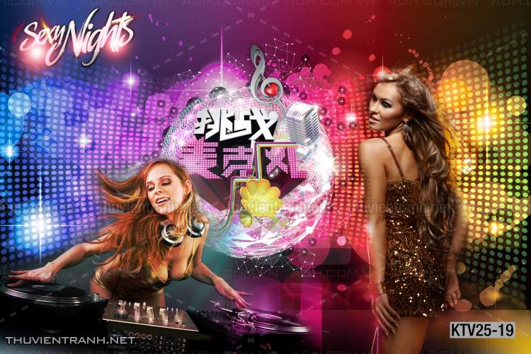  Tranh dán tường quán Karaoke - Tranh tường chất lượng cao