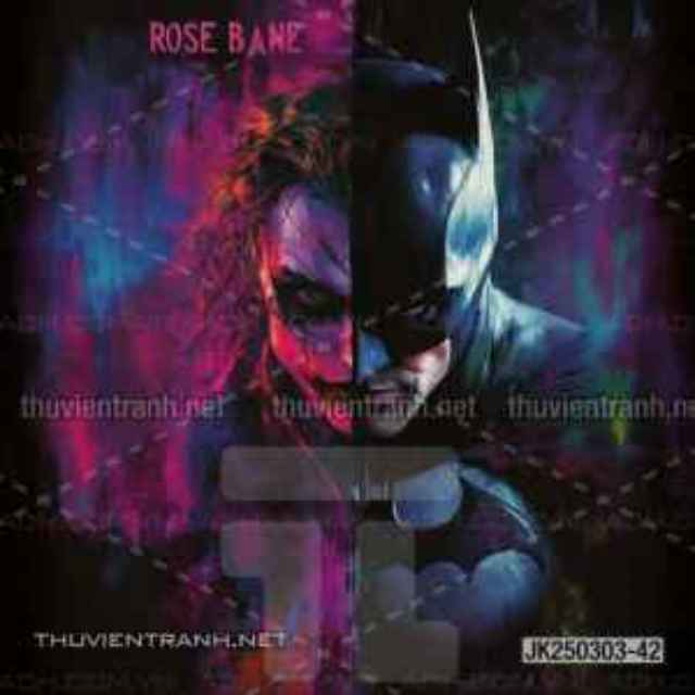  Tranh dán tường Club Bi-a, Joker, Người dơi Batman, Harley Quinn - Tranh tường chất lượng cao