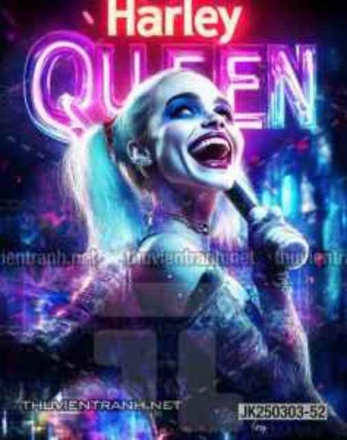  Tranh dán tường Club Bi-a, Joker, Người dơi Batman, Harley Quinn - Tranh tường chất lượng cao