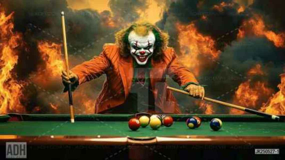  Tranh dán tường Club Bi-a, Joker, Người dơi Batman, Harley Quinn - Tranh tường chất lượng cao