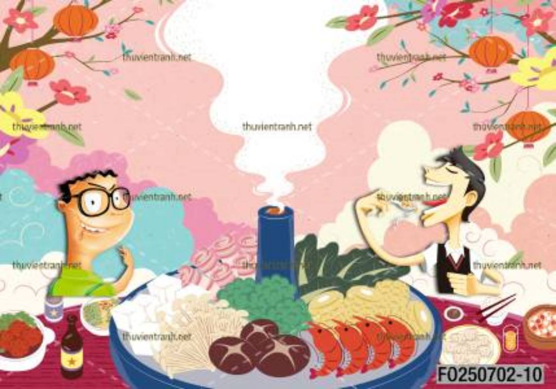 Tranh dán tường quán ăn Vặt, Mỳ cay - Kết quả tìm kiếm tranh tường