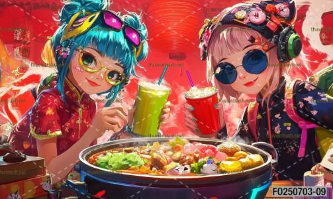 Tranh dán tường quán ăn Vặt, Mỳ cay - Kết quả tìm kiếm tranh tường