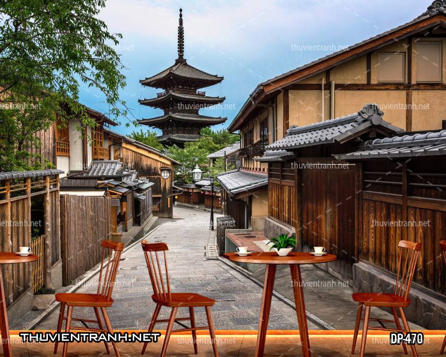 Tranh dán tường 3D đường phố Châu Âu - Kết quả tìm kiếm tranh tường