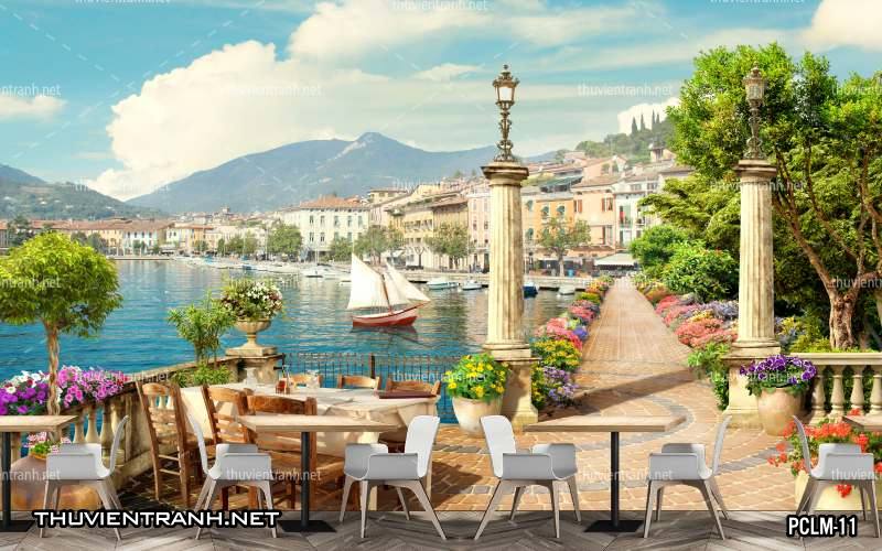 Tranh Phong Cảnh nước Ý, Tranh phong cảnh 3D, Phong cảnh Địa Trung Hải - Kết quả tìm kiếm tranh tường