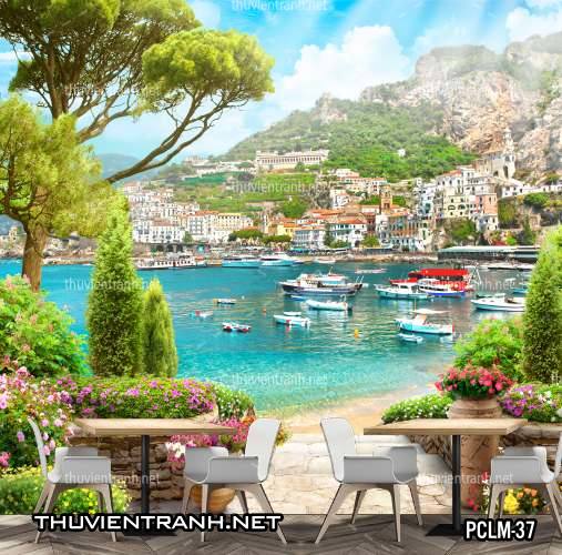Tranh Phong Cảnh nước Ý, Tranh phong cảnh 3D, Phong cảnh Địa Trung Hải - Kết quả tìm kiếm tranh tường