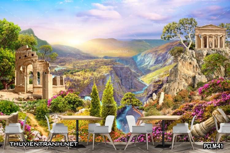 Tranh Phong Cảnh nước Ý, Tranh phong cảnh 3D, Phong cảnh Địa Trung Hải - Kết quả tìm kiếm tranh tường