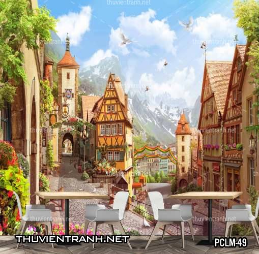 Tranh Phong Cảnh nước Ý, Tranh phong cảnh 3D, Phong cảnh Địa Trung Hải - Kết quả tìm kiếm tranh tường
