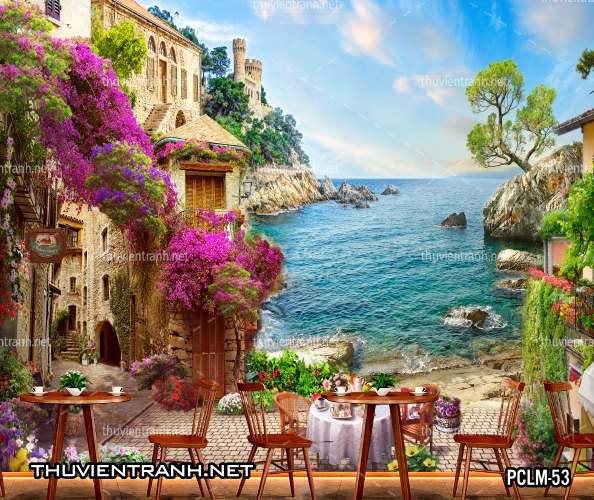 Tranh Phong Cảnh nước Ý, Tranh phong cảnh 3D, Phong cảnh Địa Trung Hải - Kết quả tìm kiếm tranh tường