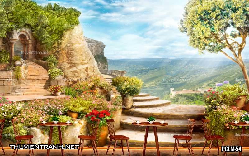 Tranh Phong Cảnh nước Ý, Tranh phong cảnh 3D, Phong cảnh Địa Trung Hải - Kết quả tìm kiếm tranh tường