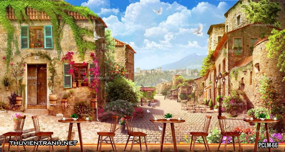 Tranh Phong Cảnh nước Ý, Tranh phong cảnh 3D, Phong cảnh Địa Trung Hải - Kết quả tìm kiếm tranh tường