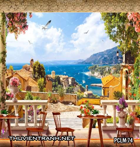Tranh Phong Cảnh nước Ý, Tranh phong cảnh 3D, Phong cảnh Địa Trung Hải - Kết quả tìm kiếm tranh tường