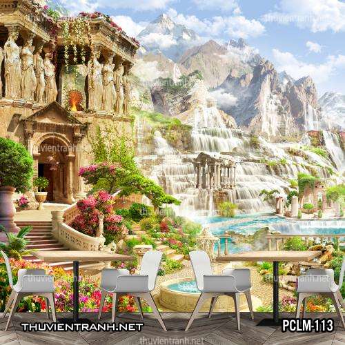 Tranh Phong Cảnh nước Ý, Tranh phong cảnh 3D, Phong cảnh Địa Trung Hải - Kết quả tìm kiếm tranh tường