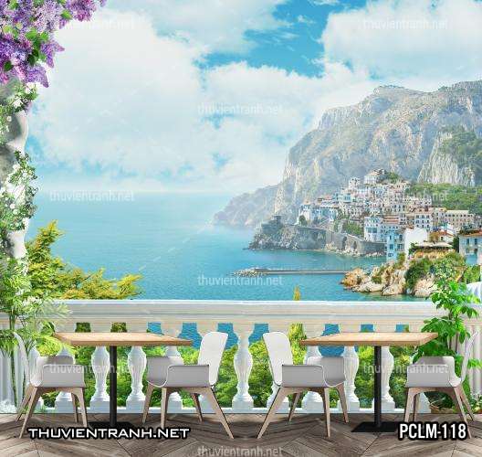Tranh Phong Cảnh nước Ý, Tranh phong cảnh 3D, Phong cảnh Địa Trung Hải - Kết quả tìm kiếm tranh tường