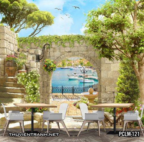 Tranh Phong Cảnh nước Ý, Tranh phong cảnh 3D, Phong cảnh Địa Trung Hải - Kết quả tìm kiếm tranh tường