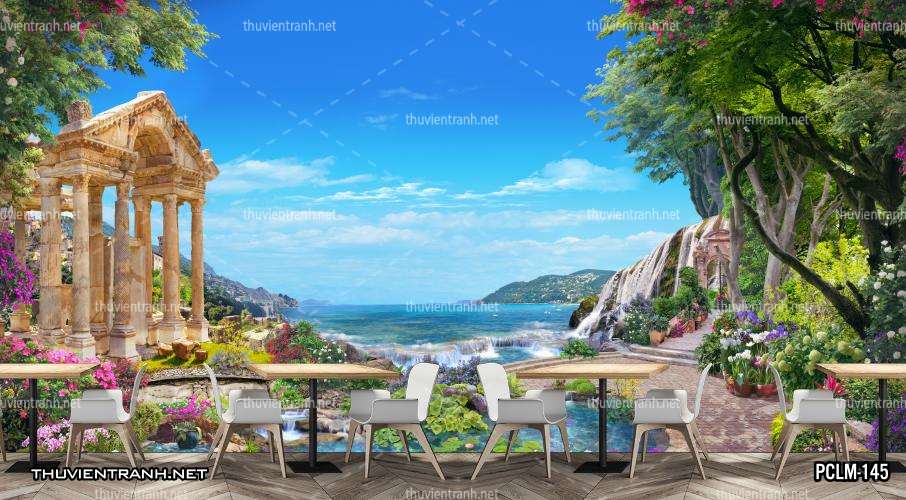 Tranh Phong Cảnh nước Ý, Tranh phong cảnh 3D, Phong cảnh Địa Trung Hải - Kết quả tìm kiếm tranh tường