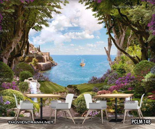 Tranh Phong Cảnh nước Ý, Tranh phong cảnh 3D, Phong cảnh Địa Trung Hải - Kết quả tìm kiếm tranh tường