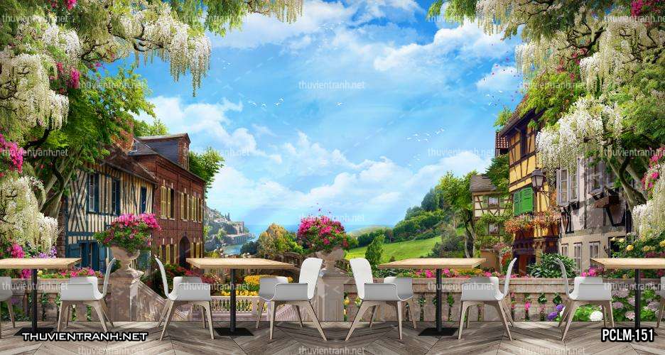 Tranh Phong Cảnh nước Ý, Tranh phong cảnh 3D, Phong cảnh Địa Trung Hải - Kết quả tìm kiếm tranh tường