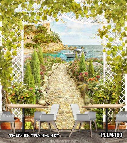 Tranh Phong Cảnh nước Ý, Tranh phong cảnh 3D, Phong cảnh Địa Trung Hải - Kết quả tìm kiếm tranh tường