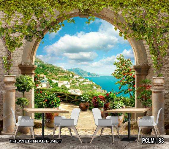 Tranh Phong Cảnh nước Ý, Tranh phong cảnh 3D, Phong cảnh Địa Trung Hải - Kết quả tìm kiếm tranh tường