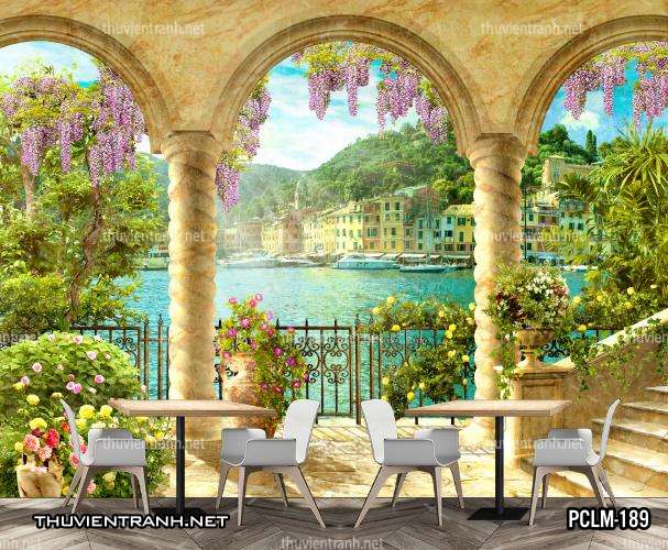 Tranh Phong Cảnh nước Ý, Tranh phong cảnh 3D, Phong cảnh Địa Trung Hải - Kết quả tìm kiếm tranh tường