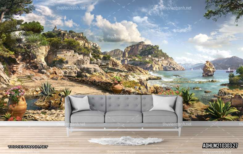  Tranh Phong Cảnh nước Ý, Tranh phong cảnh 3D, Phong cảnh Địa Trung Hải - Kết quả tìm kiếm tranh tường