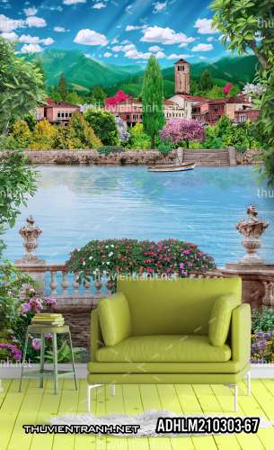  Tranh Phong Cảnh nước Ý, Tranh phong cảnh 3D, Phong cảnh Địa Trung Hải - Kết quả tìm kiếm tranh tường