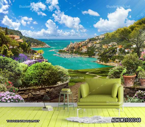  Tranh Phong Cảnh nước Ý, Tranh phong cảnh 3D, Phong cảnh Địa Trung Hải - Kết quả tìm kiếm tranh tường