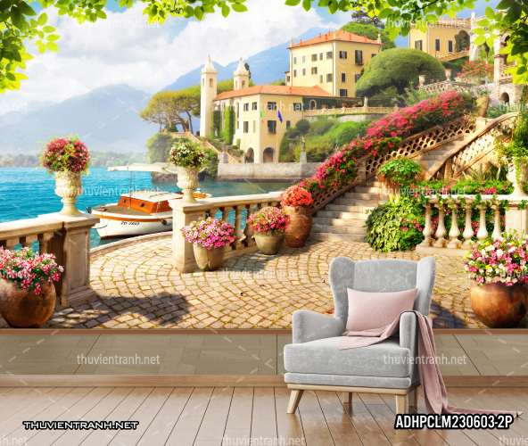  Tranh Phong Cảnh nước Ý, Tranh phong cảnh 3D, Phong cảnh Địa Trung Hải - Kết quả tìm kiếm tranh tường
