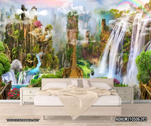 Tranh Phong Cảnh thành phố ven biển Địa Trung Hải - Kết quả tìm kiếm tranh tường