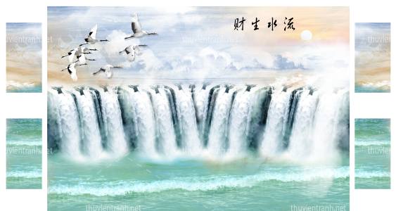 Tranh 3D nền tường phào chỉ và họa tiết trang trí thiên nhiên - Kết quả tìm kiếm tranh tường