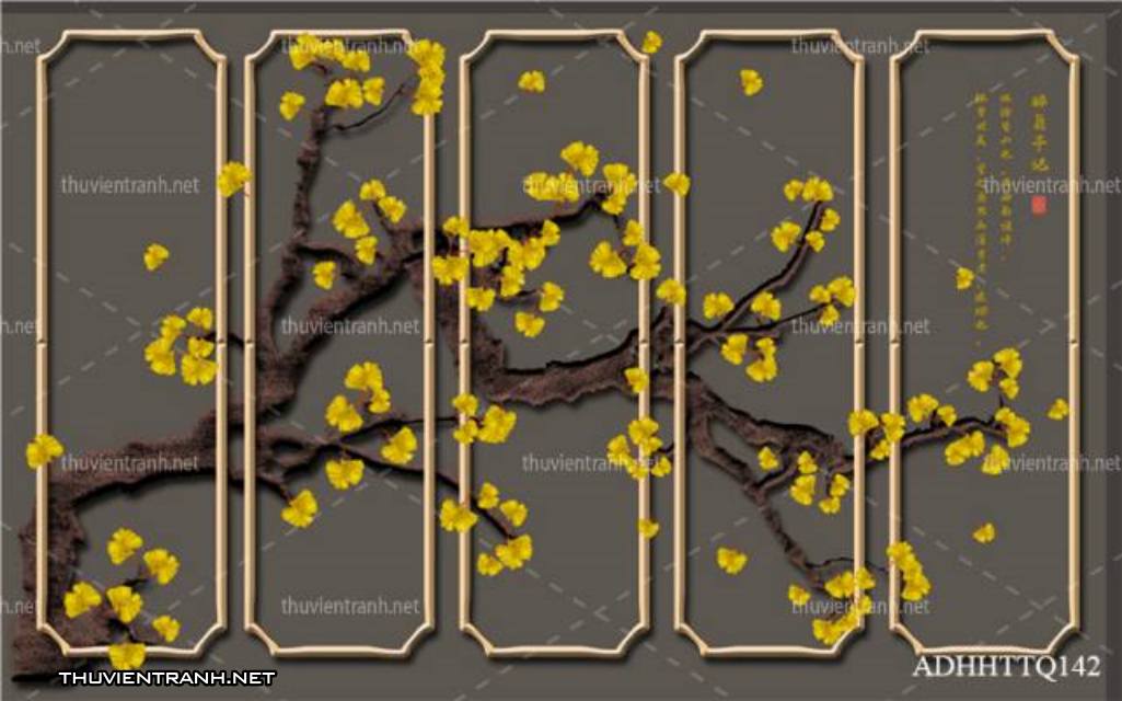 Tranh 3D nền tường phào chỉ và họa tiết trang trí thiên nhiên - Kết quả tìm kiếm tranh tường
