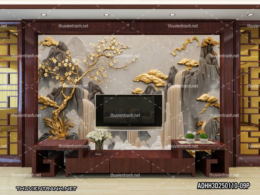 Tranh Phong Cảnh 3D giả đá cẩm thạch - Kết quả tìm kiếm tranh tường